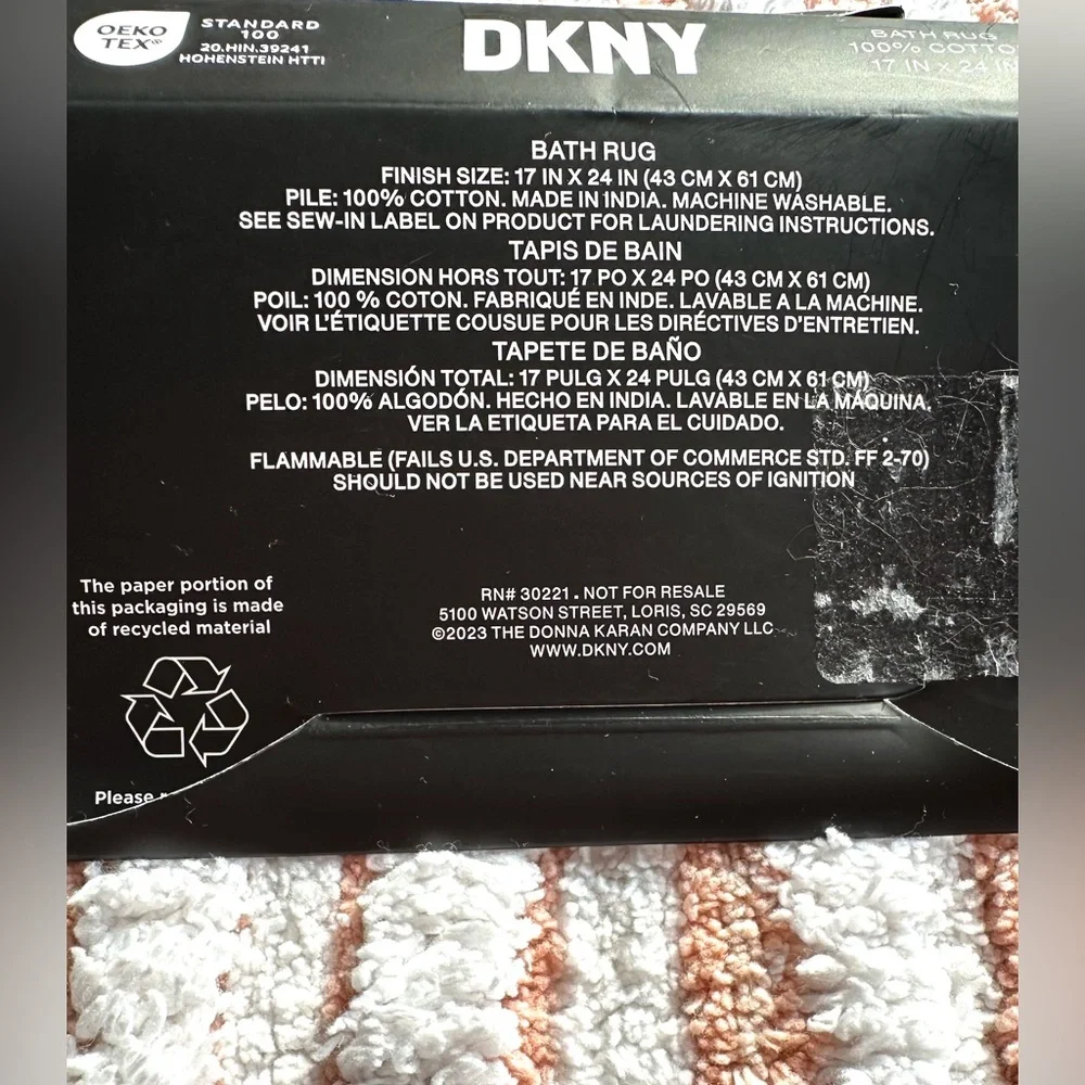 Dkny bath rug